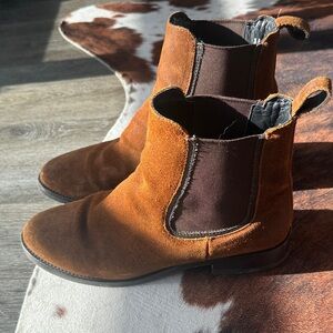 Brown Thursday Suede Ankle Boots